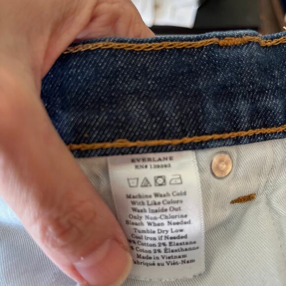 Everlane Men's Jeans 33 x 32 Dark Wash - Picture 6 of 7